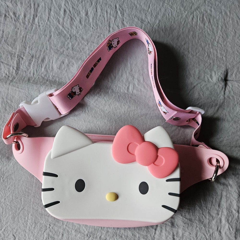 Hello Kitty Pink and White Kids Belt Bag